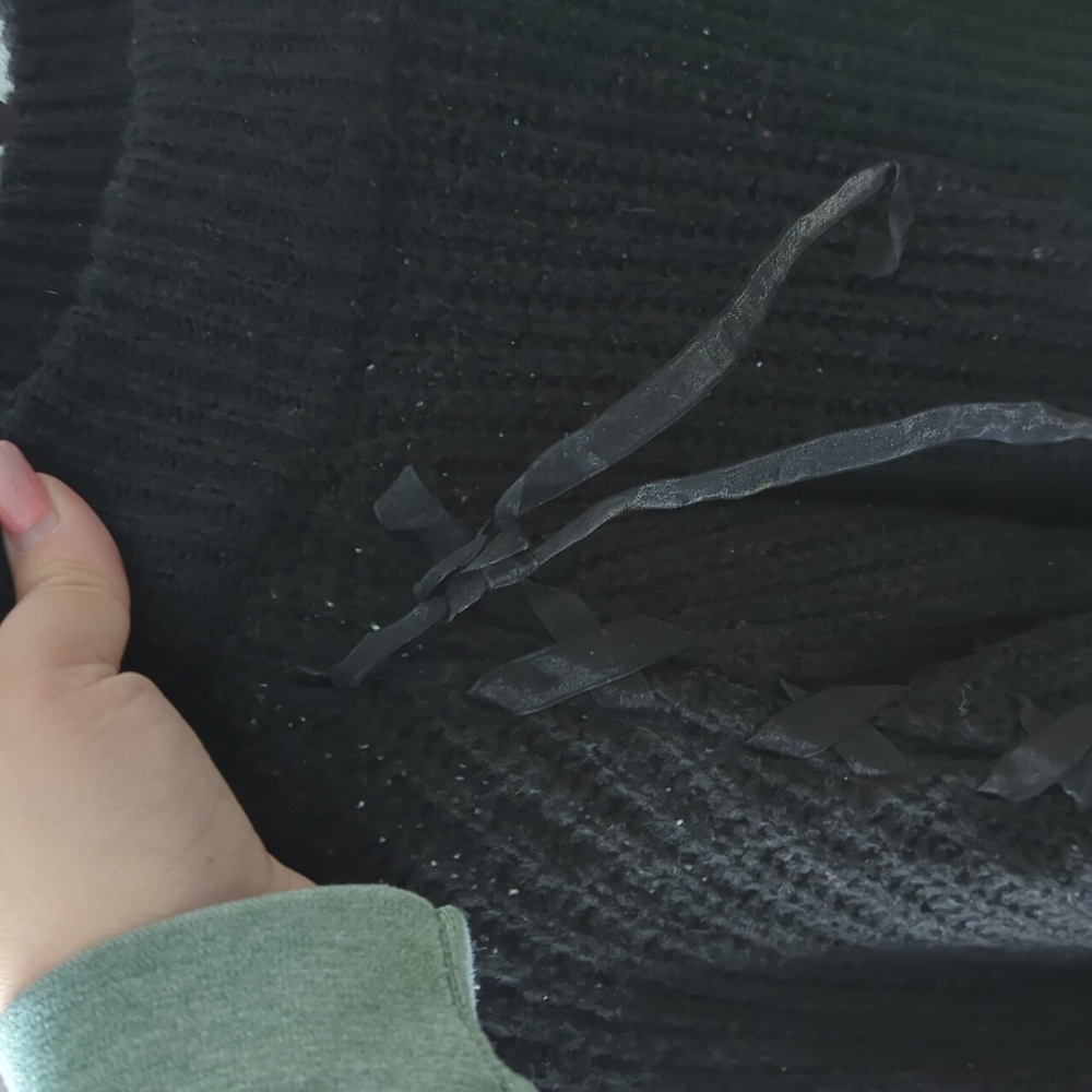 Women's black sweater